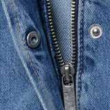 Belted Patchwork Denim Jacket