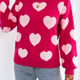 Love Heart Crewneck Sweater