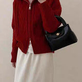 Turtleneck Cable Knit Sweater