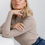 Slim Fit Knit Turtleneck Sweater