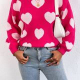 Love Heart Crewneck Sweater