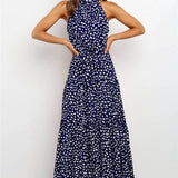 Boho Women Long A-Line Off Shoulder Elegant Sash Maxi Dress Women