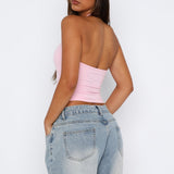 Have To Getaway Halter Top Bubblegum