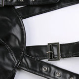 Asymmetrical Punk Crop Jacket