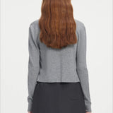 Knit Bow Cami Twinset Cardigan