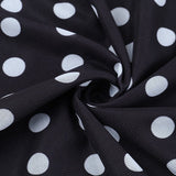 Polka Dot One-Shoulder Slim Fit Crop Top