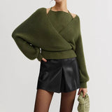 Chic Layered Style Knit Sweater