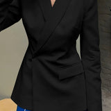 Backless Slim Party Blazer