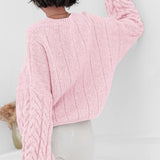 Vintage Chunky Knit Cable Sweater