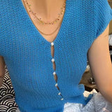 Knitted V-Neck Cropped Cardigan