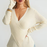 Fall/Winter Asymmetrical Knit Sweater