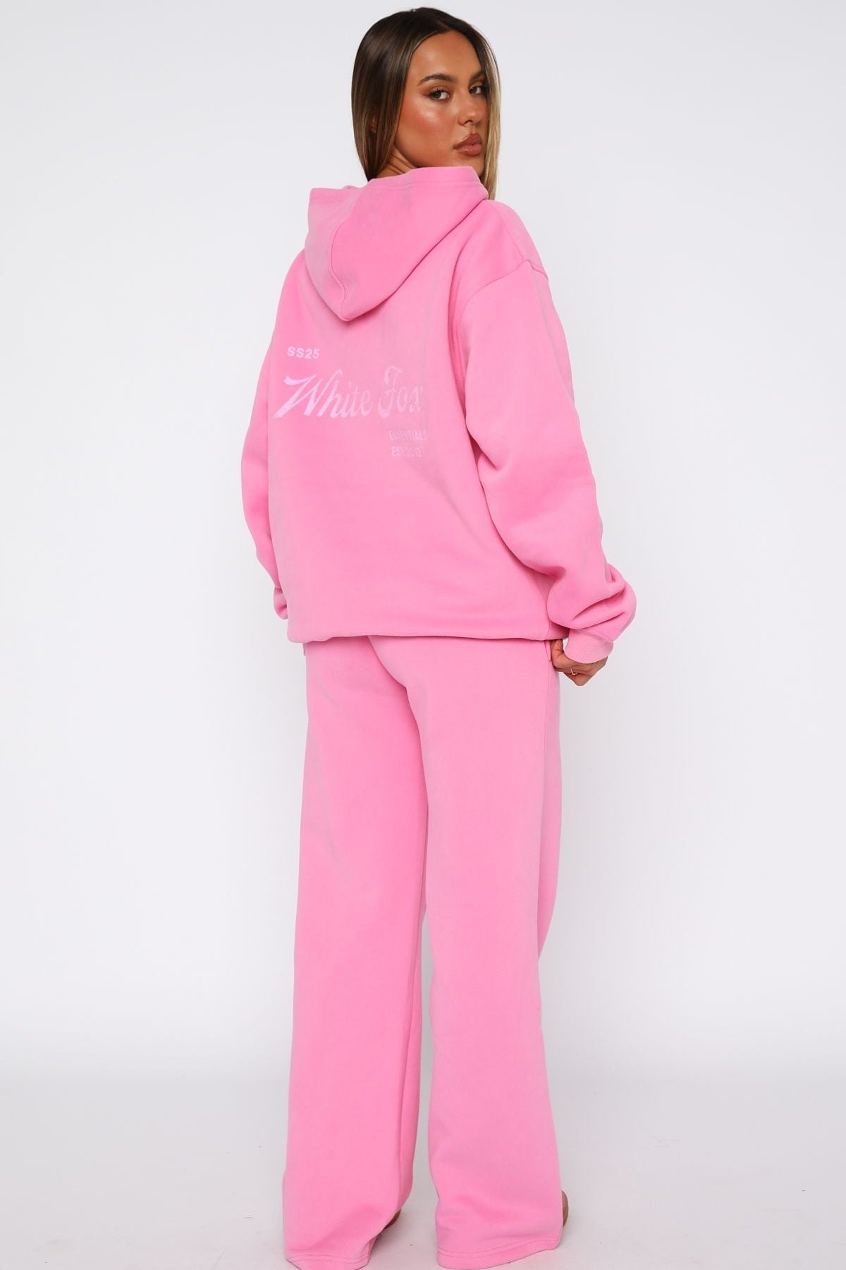 The Good Life Wide Leg Sweatpants Pink