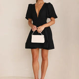 Erin Mini Dress - Black