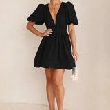 Erin Mini Dress - Black