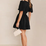 Erin Mini Dress - Black