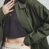 Corduroy Patchwork Hunting Jacket