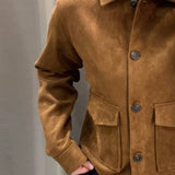 Vintage Suede Pocket Jacket