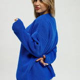 Loose Fit Pullover Knit Sweater