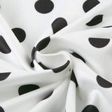 Polka Dot Halter Backless Bodycon Dress