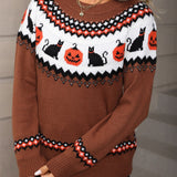 Halloween Knit Sweater
