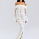 Vintage Lace Maxi Dress