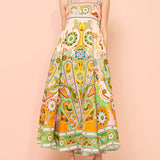 Camisole Unique Holiday Print Midi Dress
