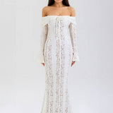 Vintage Lace Maxi Dress
