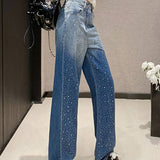 Balloon Carpenter Gradient Shine Denim Jeans
