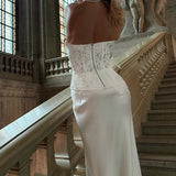Lace Bustier Bodycon Formal Dress