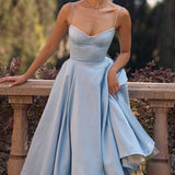 High-End Tulle Ball Gown Spaghetti Strap Party Dress