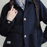 Polar Fleece Lapel Winter Jacket
