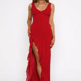 Tell Me Everything Maxi Dress Wine