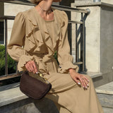 Vintage Bell Sleeve Top and Wide Leg Pants Two Piece Set