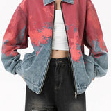 Casual Washed Denim Jacket