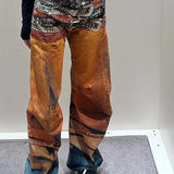 Street Style Abstract Gradient Jeans