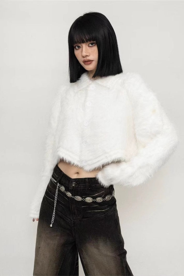 Sexy Short Knit Sweater