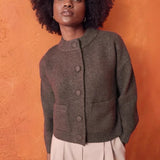 Fashionable Knit Cardigan Sweater