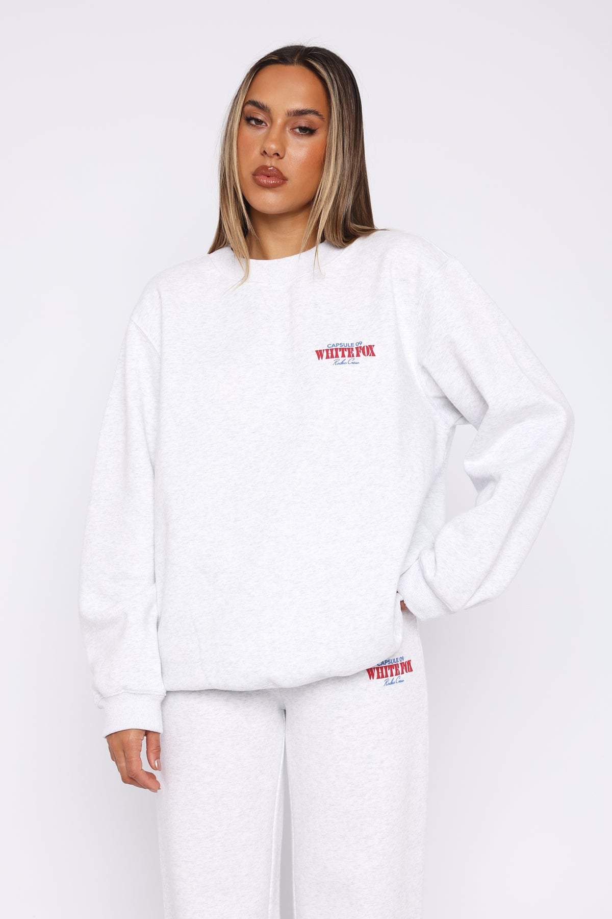 Capsule 9 Rodeo Crew Oversized Sweater Grey Marle