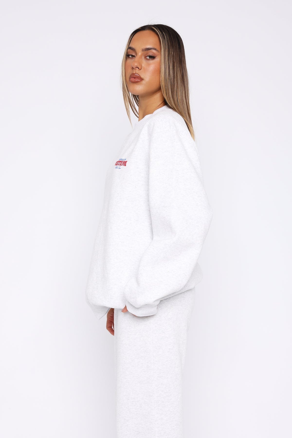 Capsule 9 Rodeo Crew Oversized Sweater Grey Marle