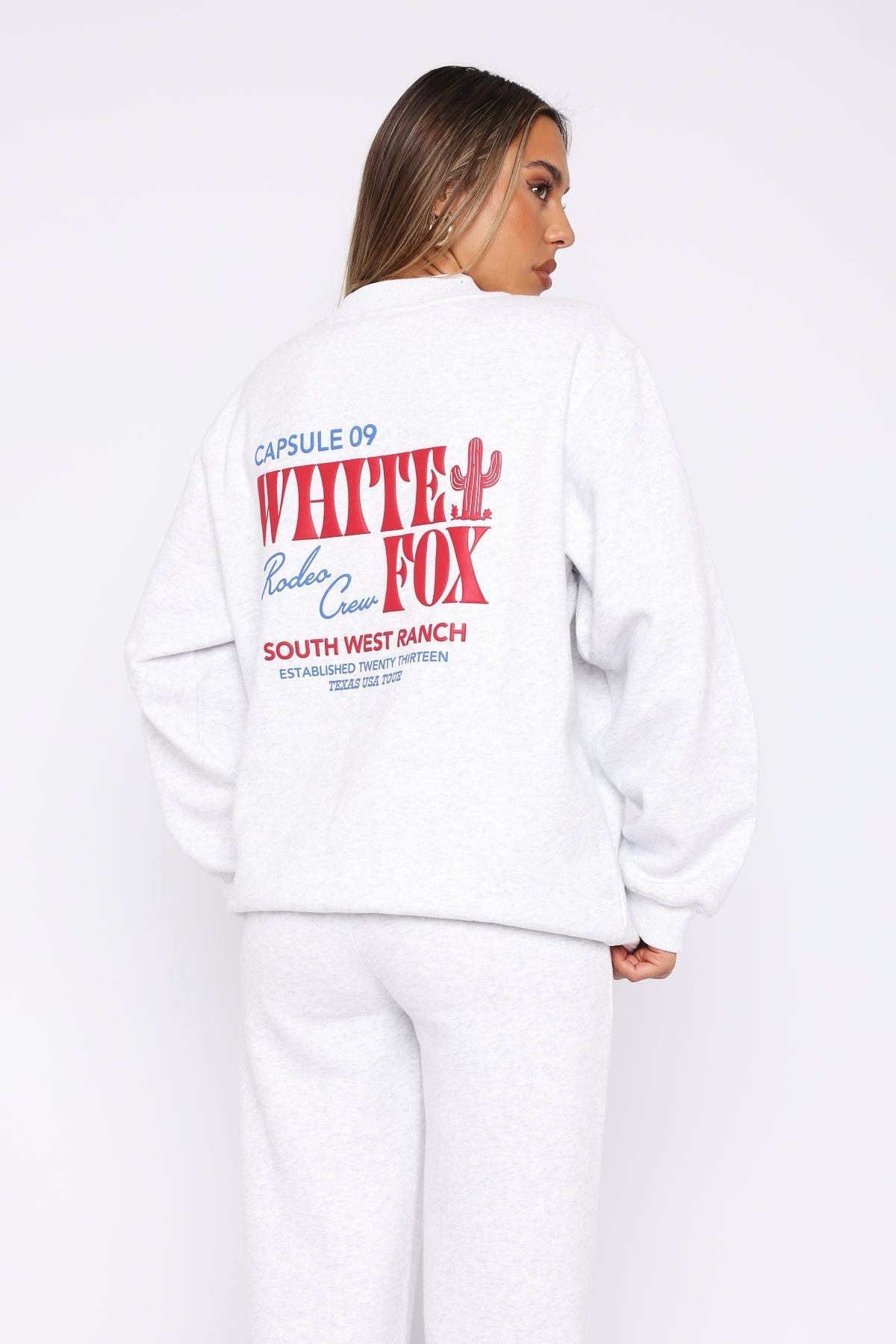 Capsule 9 Rodeo Crew Oversized Sweater Grey Marle