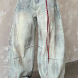 Vintage Wide Leg Light Blue Jeans