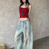 Oversized Dyed Street Jeans