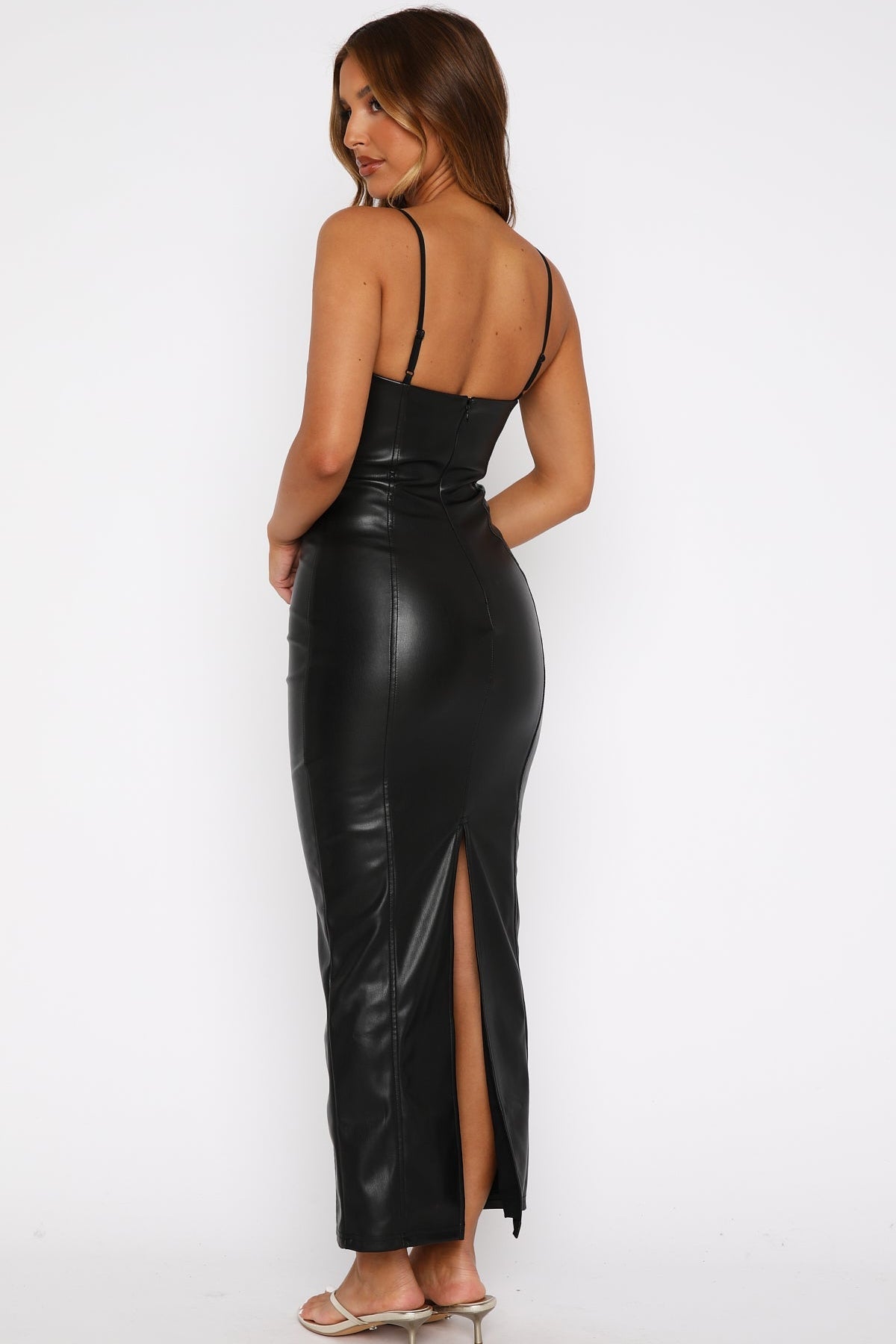 Forever Wanting Midi Dress Black