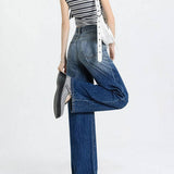 Balloon Carpenter Gradient Shine Denim Jeans