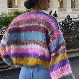 Oversized and Colourful Cardigan