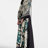 Magnifico Printed Maxi Dress - Black