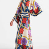 Magnifico Printed Maxi Dress - Rust