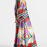 Magnifico Printed Maxi Dress - Rust