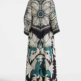 Magnifico Printed Maxi Dress - Black