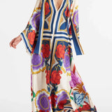 Magnifico Printed Maxi Dress - Rust
